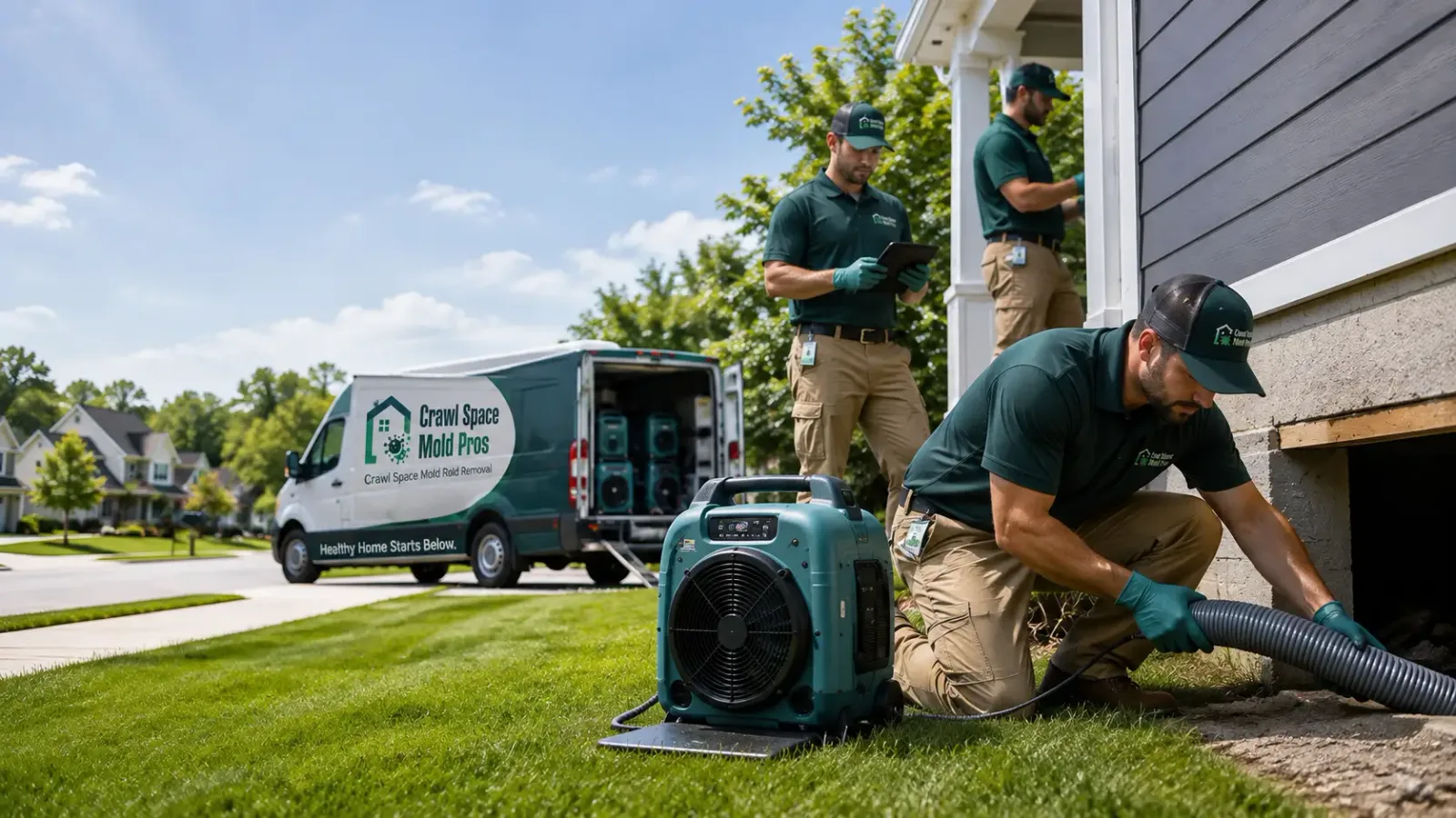 Crawl Space Mold Removal in Elk, WA